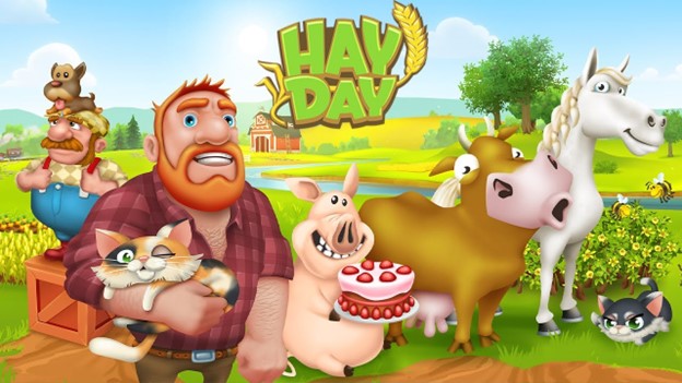 HAY DAY เกมส์ ฟามร์มือถือน่ารักปลูกผัก  เล่นได้เรื่อยๆไม่มีเบื่อ